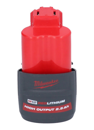 Milwaukee M12 FQID-251 akumulatorowy klucz udarowy 12 V 50 Nm 1/4" bezszczotkowy + 1x akumulator 2,5 Ah - bez ładowarki