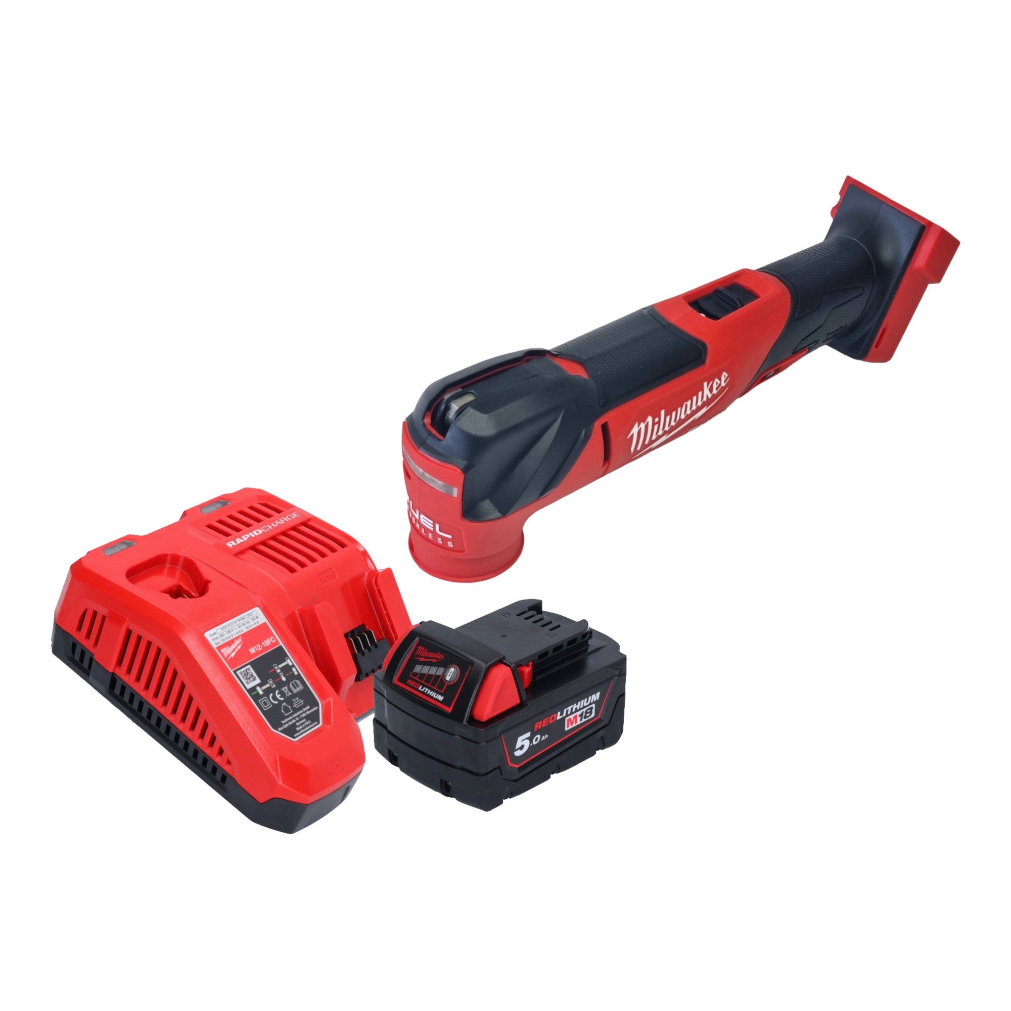 Milwaukee M18 FMT 501 Akku Multitool 18 V Brushless 1x Akku 5 0 Ah Ladegeraet 0 - toolbrothers