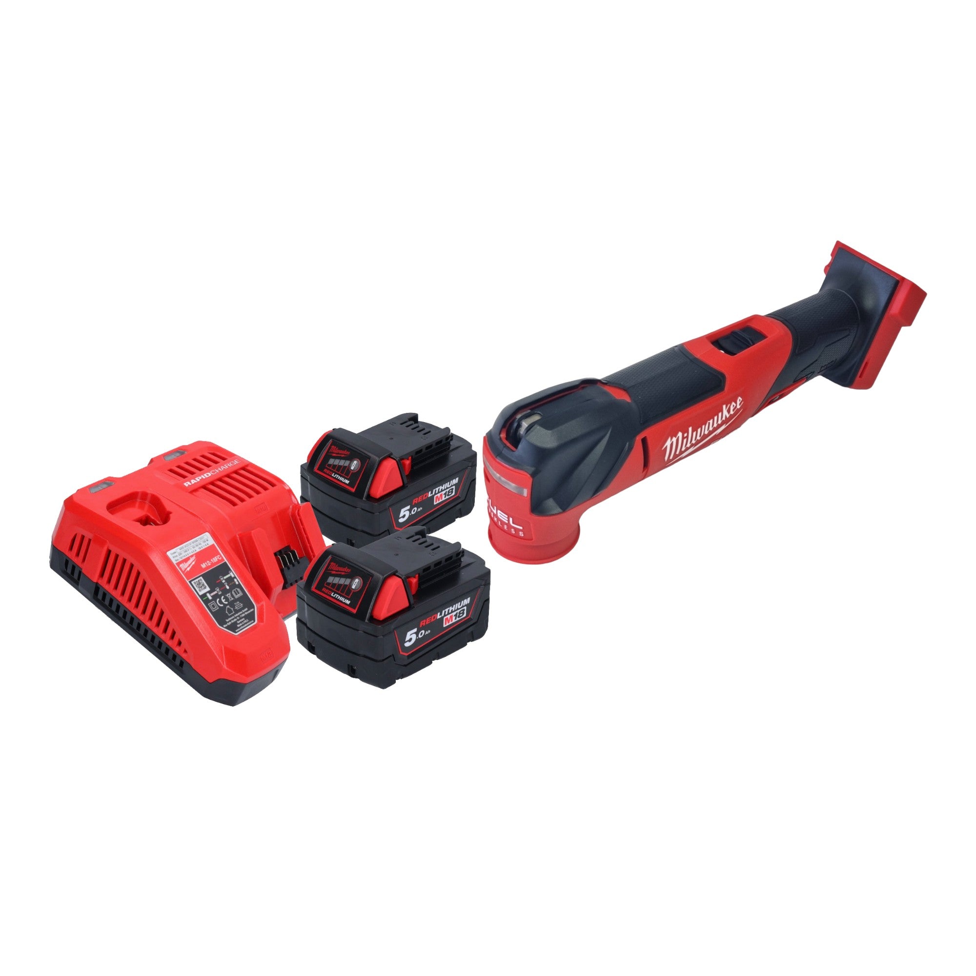 Milwaukee M18 FMT 502 Akku Multitool 18 V Brushless 2x Akku 5 0 Ah Ladegeraet 0 - toolbrothers
