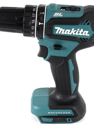 Makita DHP 485 M1J Perceuse visseuse à percussion sans fil 18 V Li-Ion + 1x Batterie 4,0 Ah + Coffret Makpac - sans chargeur