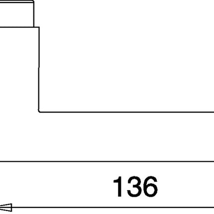 EDI coppia di maniglie 168 Z ( 3000261385 ) in acciaio inox F00 quadrato 8 mm