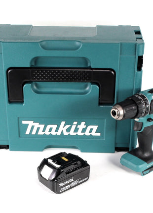 Makita DHP 485 G1J Perceuse-visseuse à percussion sans fil 18V 50 Nm brushless + 1x Batterie 6,0Ah + Makpac - sans chargeur