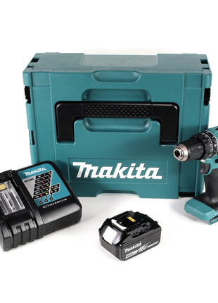 Makita DHP 485 RG1J Akku Schlagbohrschrauber 18 V 50 Nm + 1x Akku 6,0 Ah + Schnellladegerät + Makpac - Toolbrothers