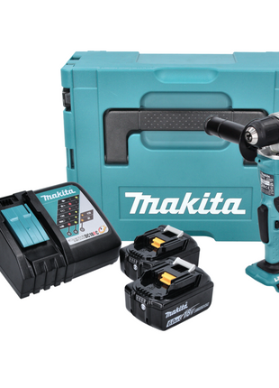 Makita DDA 351 RGJ Akku Winkelbohrmaschine 18 V 13,5 Nm + 2x Akku 6,0 Ah + Ladegerät + Makpac - Toolbrothers