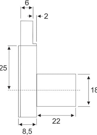 Blokada przykręcana BMB ( 3000271830 ) rozstaw 25 mm różne blokady