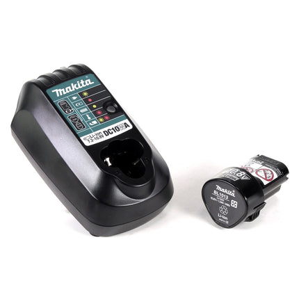 Makita TW 100 DWE1 Akku Schlagschrauber 10,8 V 3/8" + 1 x BL 1013 1,3 Ah Akku + DC 10 WA Ladegerät - ohne Koffer - Toolbrothers