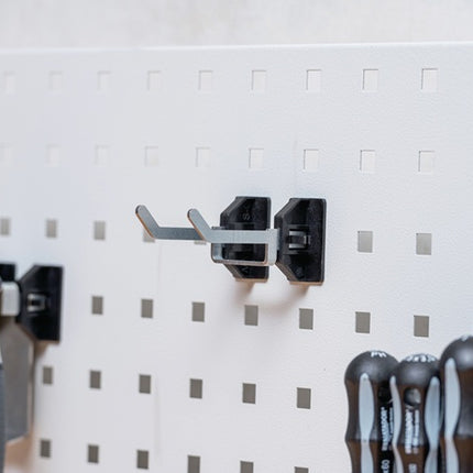 Bedrunka & Hirth portautensili SimplaClip ( 9000426502 ) B2xH6mm gancio 45° piastre forate