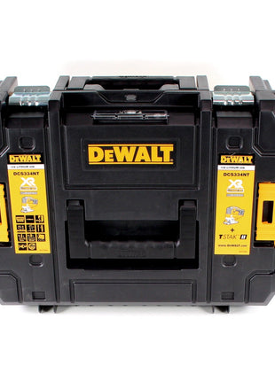 DeWalt DCS 334 NT Scie sauteuse pendulaire sans fil Brushless 18V + 1x Batterie 4,0Ah + Coffret de transport - sans chargeur