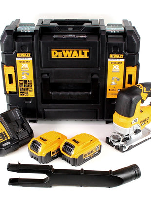 DeWalt DCS 334 M2 Akku Pendelhub Stichsäge 18V Brushless + 2x Akku 4,0Ah + Ladegerät + TSTAK - Toolbrothers