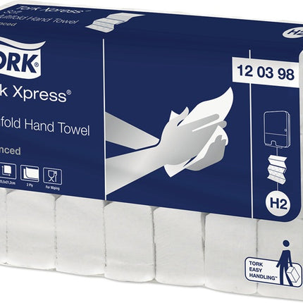 TORK Asciugamani Tork Xpress(R) 120398 ( 9000474208 ) 2 veli, qualità avanzata bianco adatto per 9000 474 202