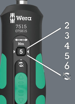 Wera Drehmomentschraubendrehersatz 7515/16 ( 4000828159 ) 16-teilig 2, 3, 4, 5, 6 Nm