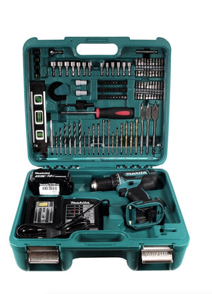 Makita DDF 482 SMTK Akku Bohrschrauber 18 V 62Nm + 1x Akku 4,0Ah + Ladegerät + Koffer mit 101tlg. Zubehörset - Toolbrothers