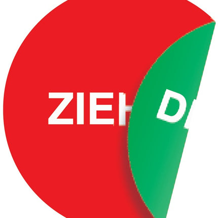 Adesivo per porta ( 3000277038 ) Ø 100 mmLxL Pellicola autoadesiva