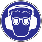 Gebotszeichen ( 3000277512 ) Gehör-/Augenschutz benutzen