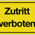 Hinweiszeichen ( 3000277117 ) Zutritt verboten Kunststoff