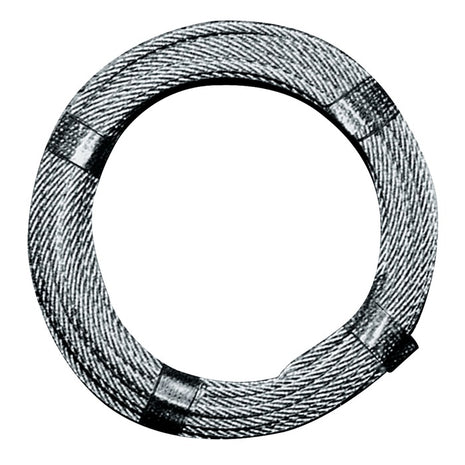 Cable metálico (1000134051) Ø 3,0 - 4,0 mm longitud 170 m 6 x 7 + 1 acero FE, recubierto de plástico galvanizado