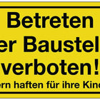 Cartello ( 3000277177 ) Divieto di accesso al cantiere Plastico