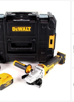 DeWalt DCG 405 FP1 Akku Winkelschleifer 18V 125mm Brushless + 1x Akku 5,0Ah + Ladegerät + TSTAK - Toolbrothers