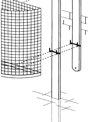 Befestigungsschiene ( 9194491023 ) für Abfallkörbe