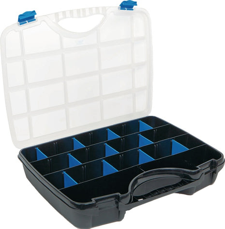 Boîte d'assortiment Basic Line ( 4000871447 ) L312xP238xH51mm transparent noir-bleu