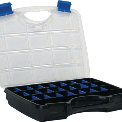 Scatola d'assortimento Linea Basic ( 4000871448 ) L388xP290xH61mm trasparente nero-blu