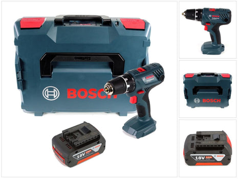 Bosch Professional GSR 18V-21 Akku Bohrschrauber 18V 55Nm + 1x Akku 5,0Ah + L-Boxx - ohne Ladegerät - Toolbrothers