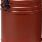 Fusto a collo largo ( 9000450115 ) 75 l marrone con coperchio beige Apertura di riempimento Ø 354 mm