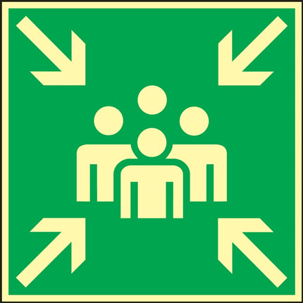 Cartello di salvataggio BGV A8 ( 3000277470 ) L148xL148 mm plastica