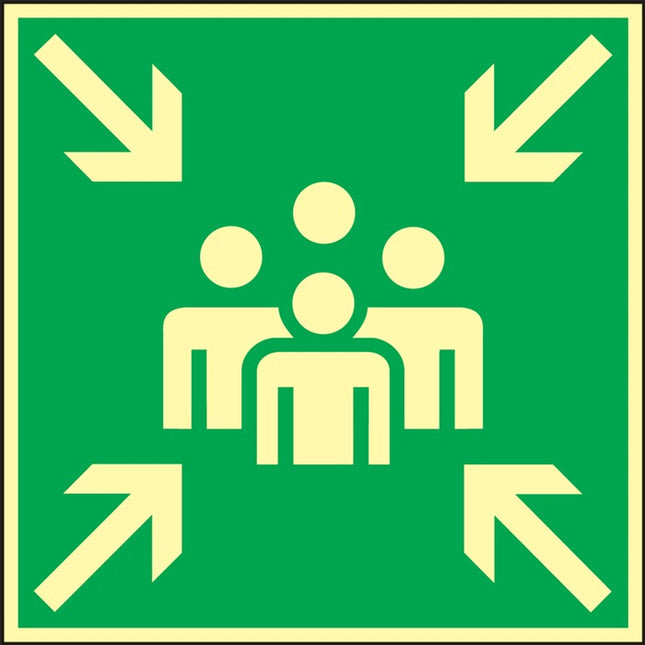 Cartello di salvataggio BGV A8 ( 3000277470 ) L148xL148 mm plastica