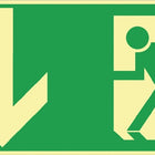 Cartello di salvataggio BGV A8 ( 3000277453 ) L297xL148 mm Foil