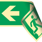 Cartello di fuga DIN EN ISO 7010 ( 9000477430 ) L297xL148 mm plastica