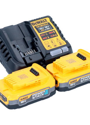 DeWalt DCM 849 E2 akumulatorowa polerka mimośrodowa 18 V 180 mm bezszczotkowa + 2x akumulator Powerstack 1,7 Ah + ładowarka