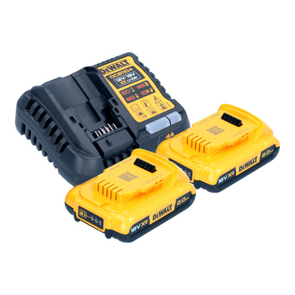 DeWalt DCM 849 D2 Levigatrice eccentrica a batteria 18 V 180 mm Brushless + 2x batteria 2,0 Ah + caricabatteria