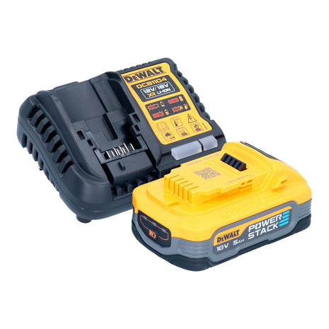 DeWalt DCM 849 H1 akumulatorowa polerka mimośrodowa 18 V 180 mm bezszczotkowa + 1x akumulator Powerstack 5,0 Ah + ładowarka