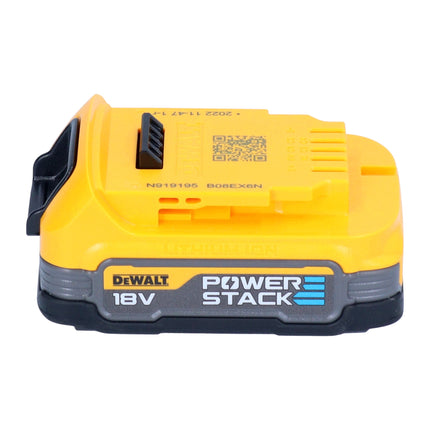 Trapano avvitatore a batteria DeWalt DCD 800 N 18 V 90 Nm senza spazzole + 1x batteria Powerstack 1,7 Ah - senza caricabatterie