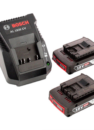 Bosch GSB 18 V-28 Professional 18 V Li-Ion Akku Schlagbohrschrauber in L-Boxx + 2 x 2,0 Ah Akku + Ladegerät + 32 tlg. Bit-Set - Toolbrothers