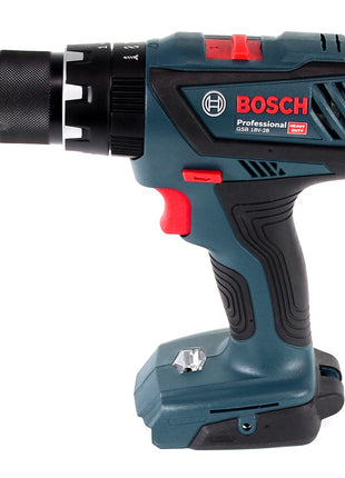 Bosch GSB 18 V-28 Professional 18 V Li-Ion Akku Schlagbohrschrauber in L-Boxx + 2 x 2,0 Ah Akku + Ladegerät + 7 tlg. Holzspiralbohrer Set - Toolbrothers