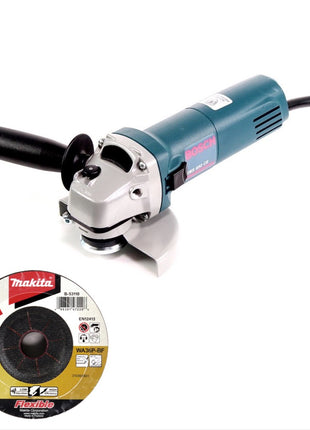 Bosch GWS 850 CE 850 Watt 125 mm Winkelschleifer ( 0601378790 ) + 5x Makita B-53110 Schruppscheibe 125 mm x 22,23 mm - Toolbrothers