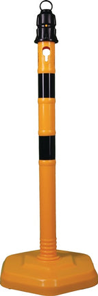 Palo di sbarramento ( 9000480220 ) PPC giallo/nero Ø 63 mm con occhiello
