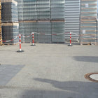 Sperrpfosten ( 9000490023 ) PPC rot/weiß Ø 63 mm mit Öse