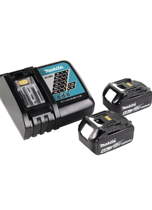 Makita DCS 552 RM 18 V Akku Metall Handkreissäge 136 mm + 2x 4,0 Ah Akku und Ladegerät + Sägeblatt und Schutzbrille - Toolbrothers