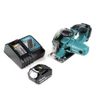 Makita DCS 552 RG1 18 V Akku Metall Handkreissäge 136 mm + 1x 6,0 Ah Akku und Lader + Sägeblatt und Schutzbrille - Toolbrothers