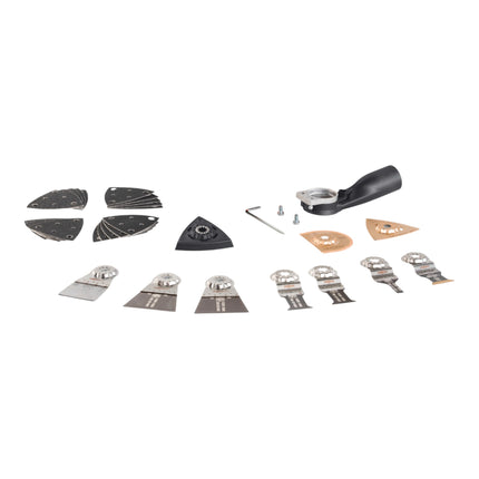Fein Multimaster MM 500 Plus Top Multifunktionswerkzeug 350 W Starlock Plus ( 72296770000 ) + 31 tlg. Zubehör Set + L-Boxx