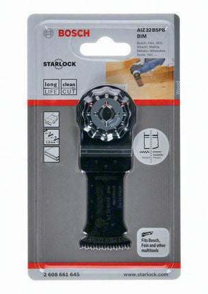 Lama da taglio a tuffo Bosch AIZ 32 BSPB ( 4000908671 ) Larghezza 32 mm Profondità di tuffo 50 mm