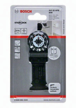 Lama da taglio a tuffo Bosch AIZ 32 APB ( 4000908669 ) Larghezza 32 mm Profondità di tuffo 50 mm