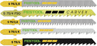 Festool STS-Sort/25 W Stichsägeblatt-Set ( 204275 ) für PS 300, PSB 300, PS 400, PSC 400, PSBC 400, PSB 400, PS 420, PSB 420, PSC 420, PSBC 420