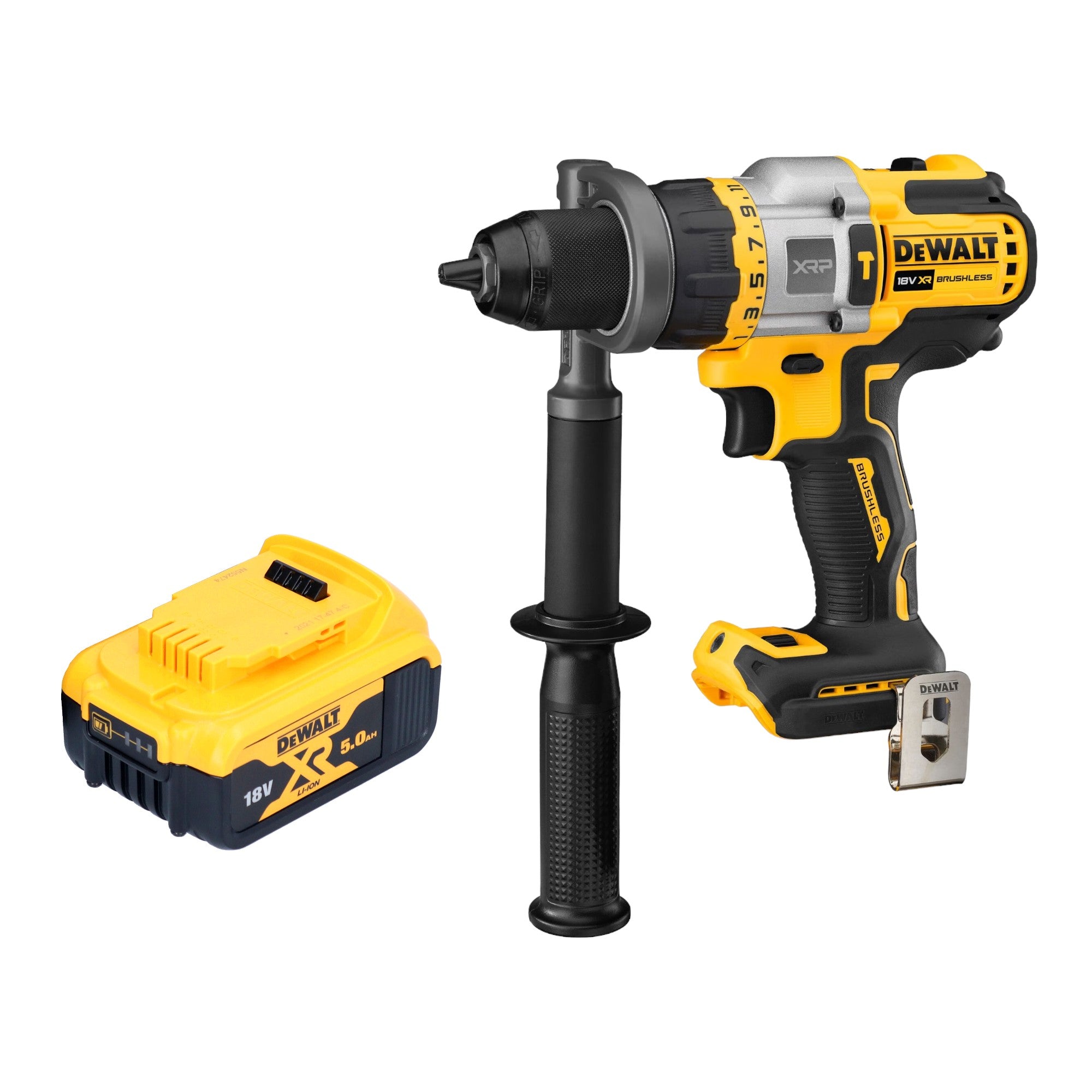 DeWalt DCD 999 N Akku Schlagbohrschrauber 18 V 95 Nm Brushless 1x Akku 5 0 Ah ohne Ladegeraet 0 - toolbrothers