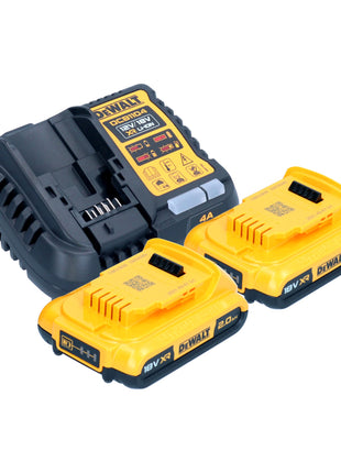 Perceuse à percussion sans fil DeWalt DCD 999 D2T 18 V 95 Nm sans balais + 2 batteries 2,0 Ah + chargeur + TSTAK