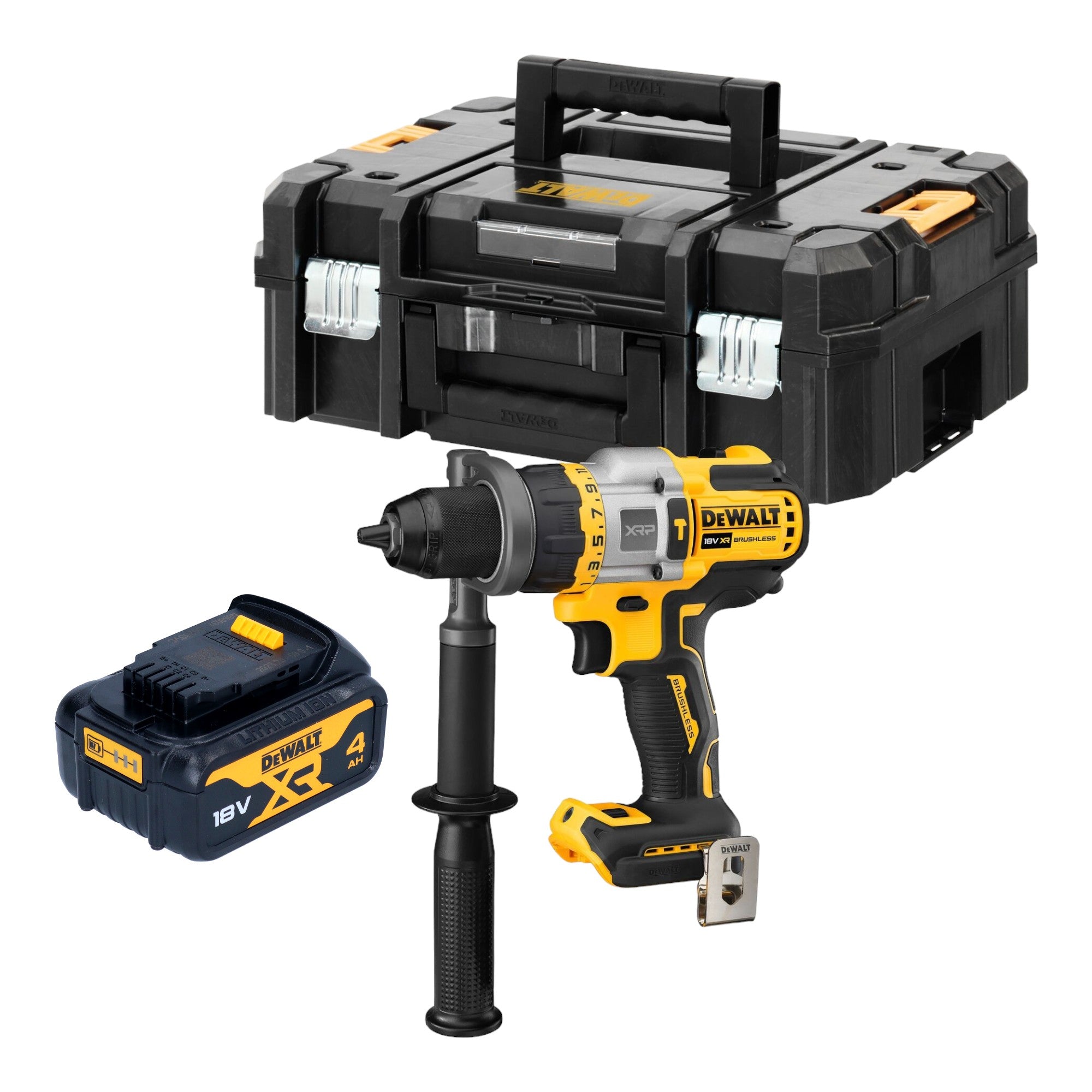 DeWalt DCD 999 NT Akku Schlagbohrschrauber 18 V 95 Nm Brushless 1x Akku 4 0 Ah TSTAK ohne Ladegeraet 0 - toolbrothers