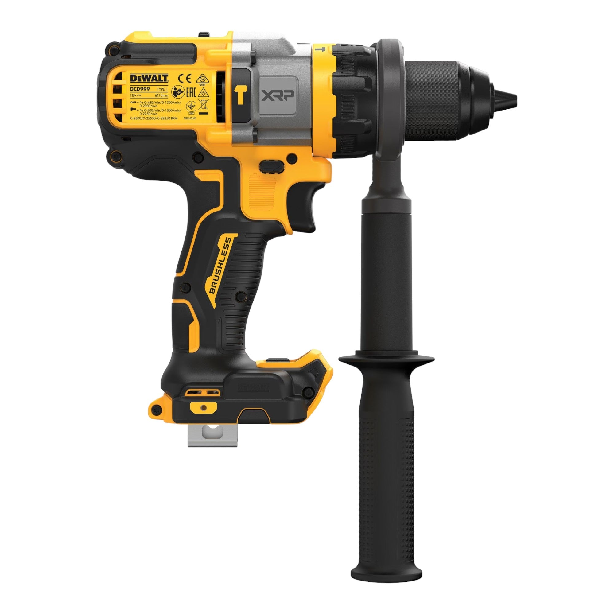 DeWalt DCD 999 H2T Akku Schlagbohrschrauber 18 V 95 Nm Brushless 2x Powerstack Akku 5 0 Ah Ladegeraet TSTAK 4 - toolbrothers